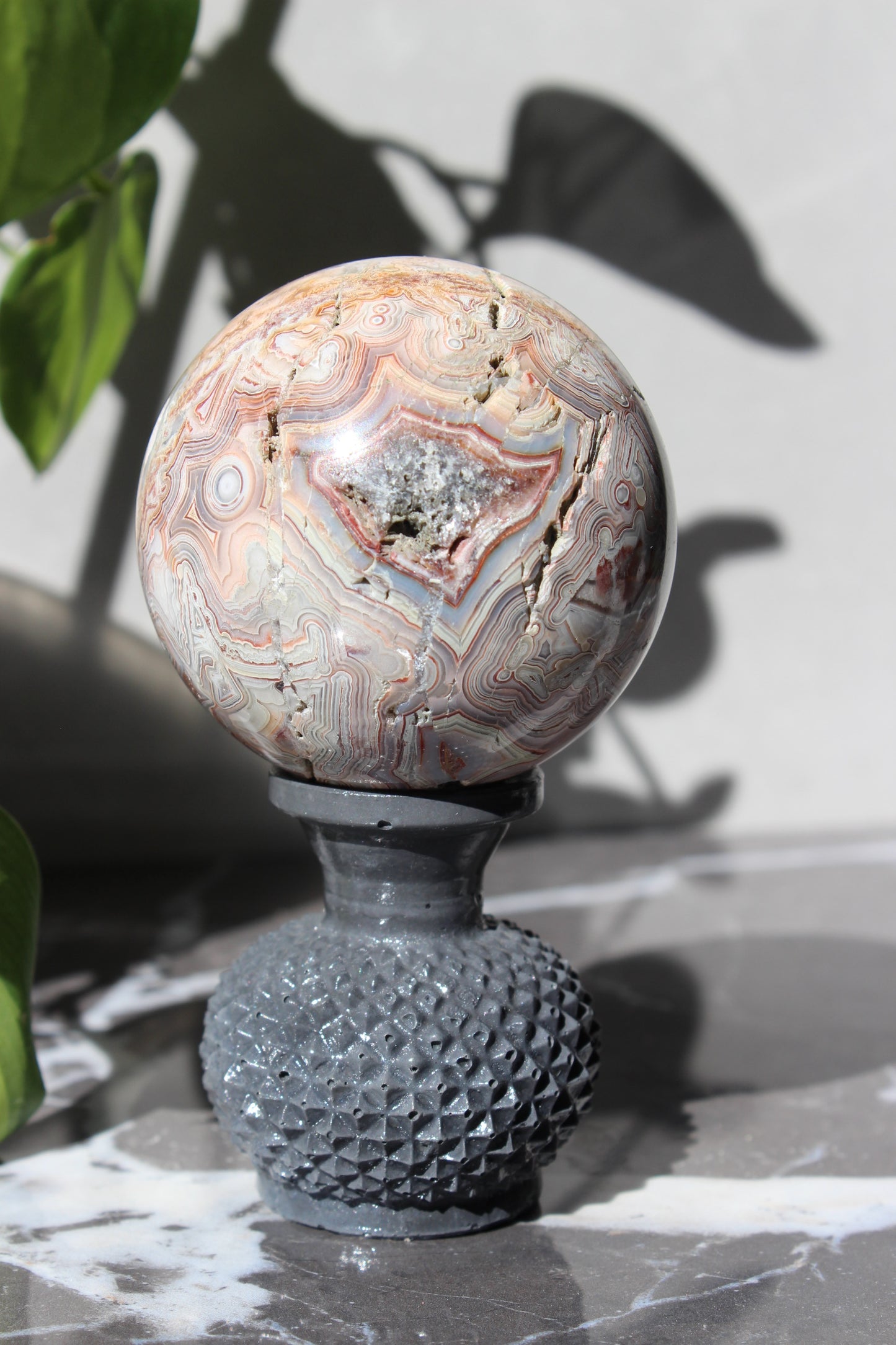 High Grade Crazy Lace Agate Sphere | Crystal Sphere | Tons of Soul