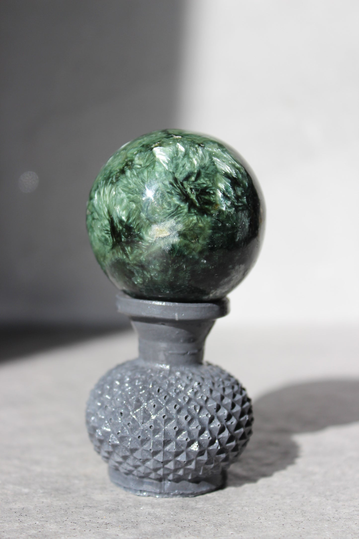Seraphinite Sphere | Crystal Ball Sphere | Tons of Soul