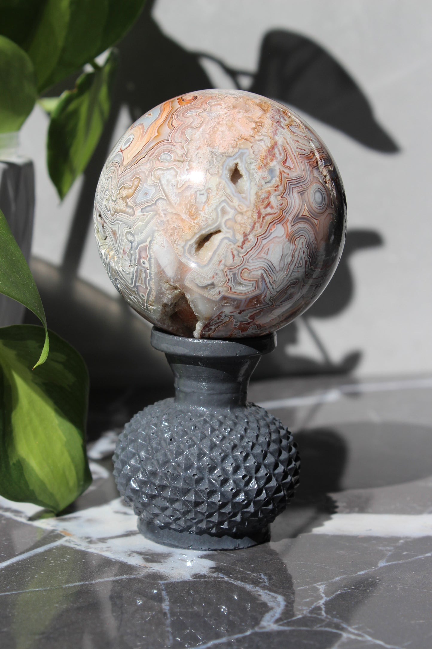 High Grade Crazy Lace Agate Sphere | Crystal Sphere | Tons of Soul