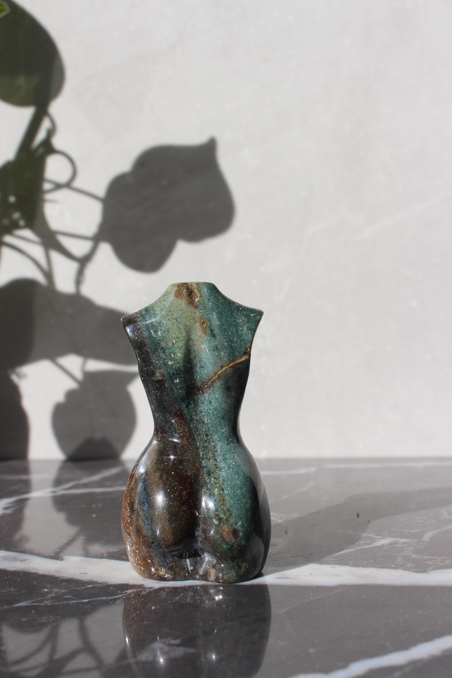 Ocean Jasper Goddess Model | Crystal Body Carving | Crystal Female Torso | Tons of Soul