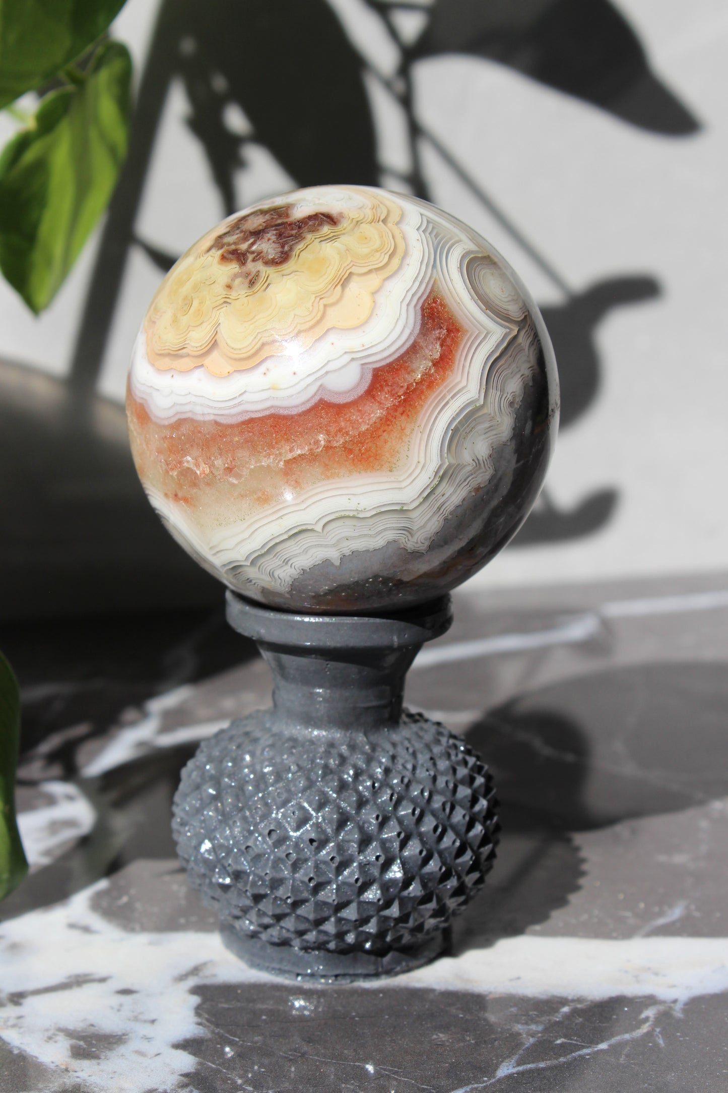 High Grade Crazy Lace Agate Sphere | Crystal Sphere | Tons of Soul