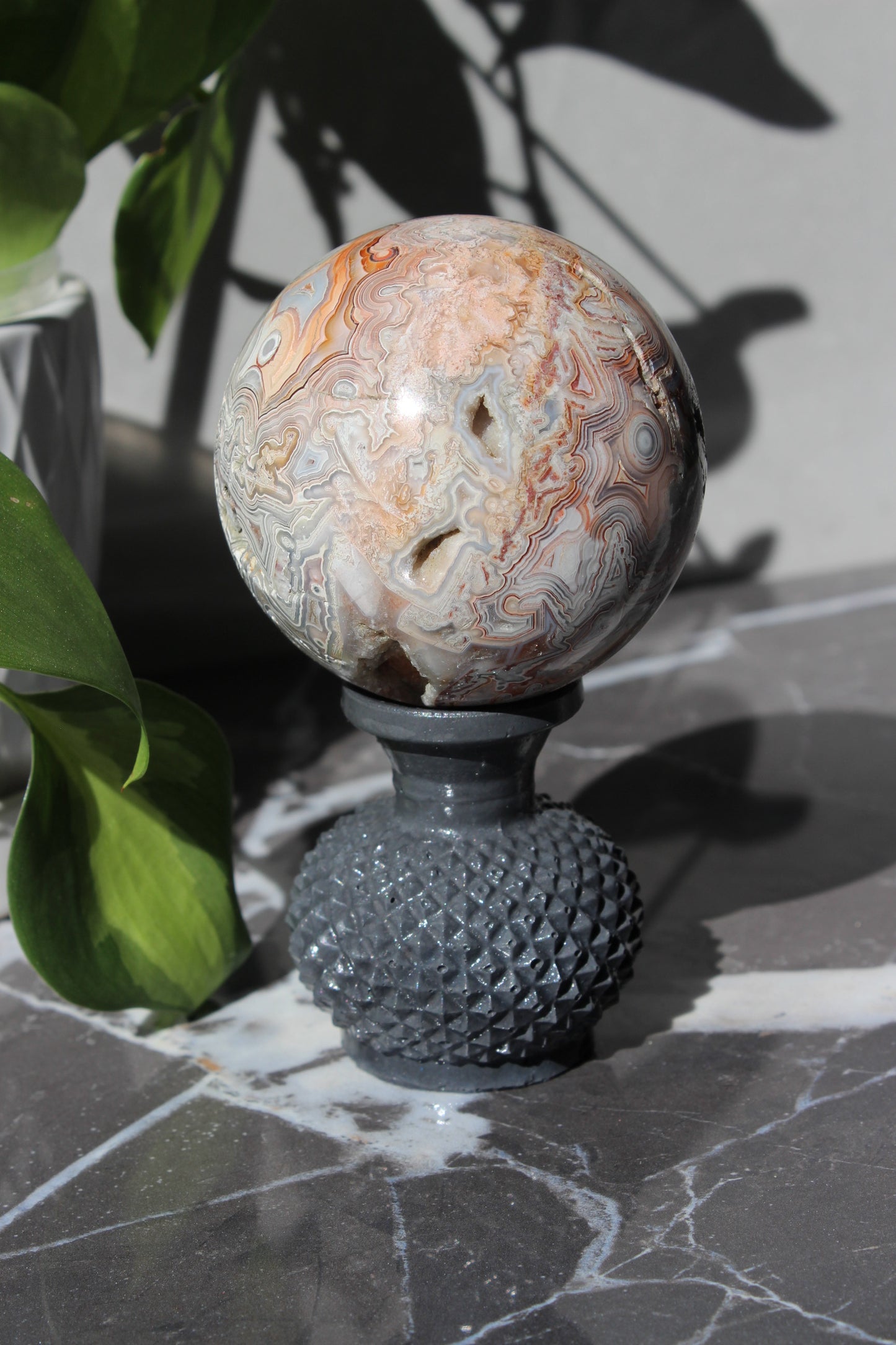 High Grade Crazy Lace Agate Sphere | Crystal Sphere | Tons of Soul