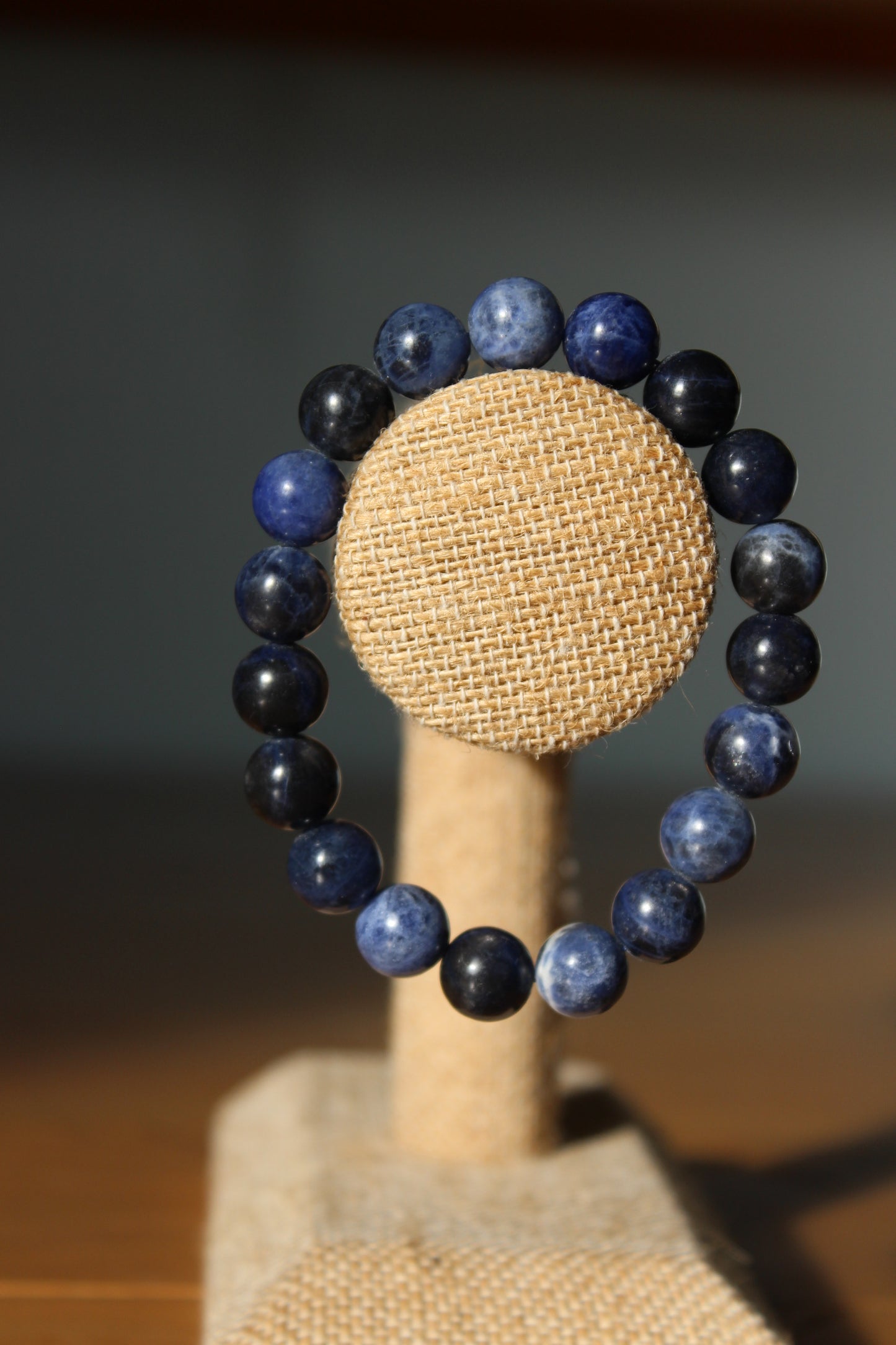 Sodalite Bracelet 10mm | Stretched Crystal Bracelet | Tons of Soul Crystals
