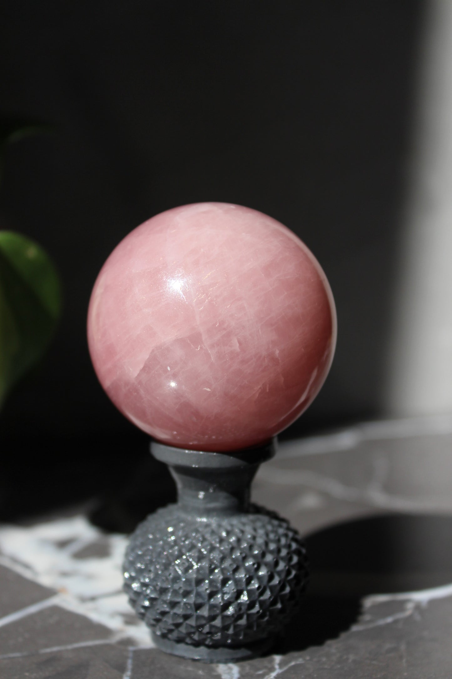 Rose Quartz Sphere | Rose Quartz Ball | Tons of Soul