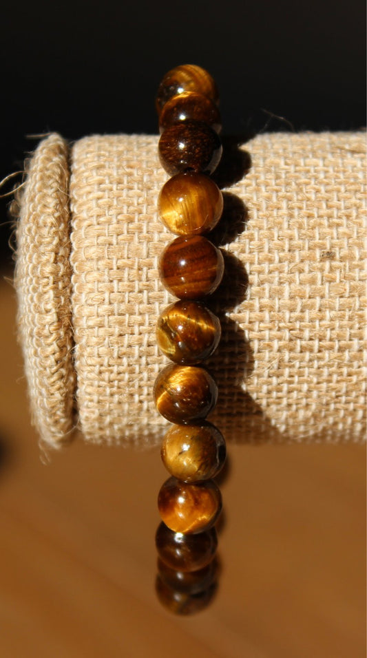 Tiger Eye Bracelet 8mm