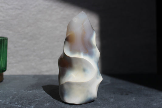 Orca Agate Flame | Brown And Gray Orca Agate Flame | Tons of Soul
