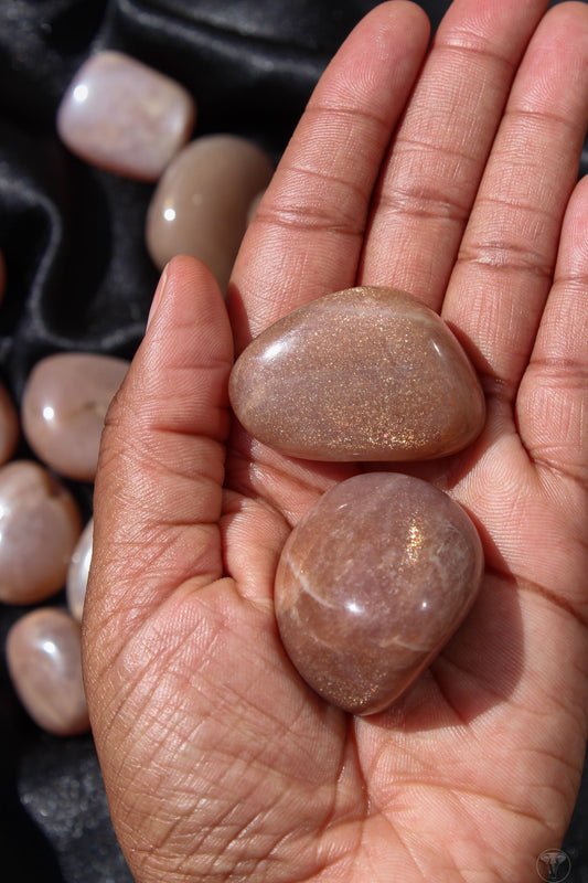 Peach Moonstone Tumble