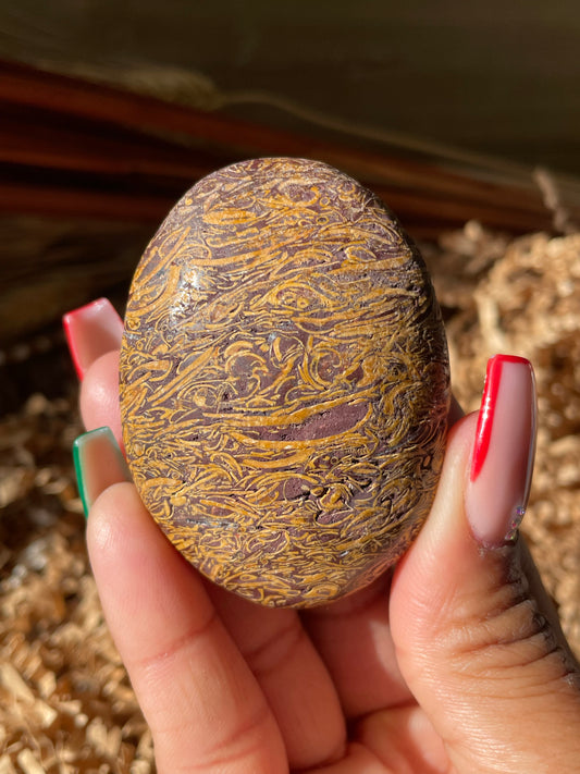 Calligraphy Stone Palmstone #3