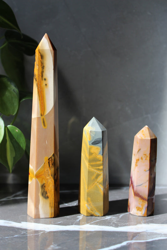 Mookaite Jasper Towers | Polished Crystal Tower Point | Tons of Soul