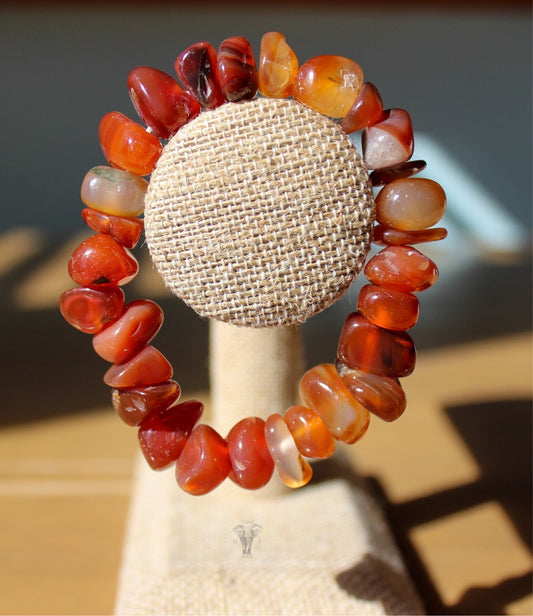 Carnelian  Bracelet | Crystal Bracelet | Tons of Soul