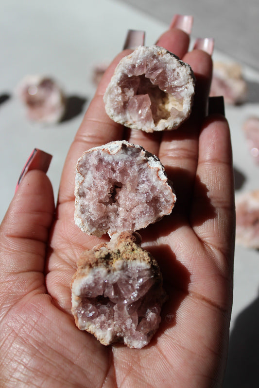 Pink Amethyst Geode - Argentina | Crystal Geode | Tons of Soul Crystals