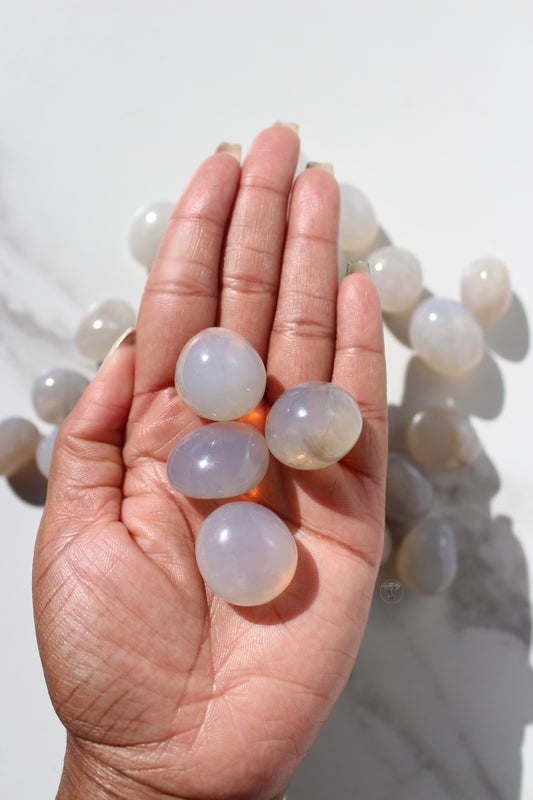 Blue Rose Quartz Tumbled Stone | Tons of Soul | Crystals