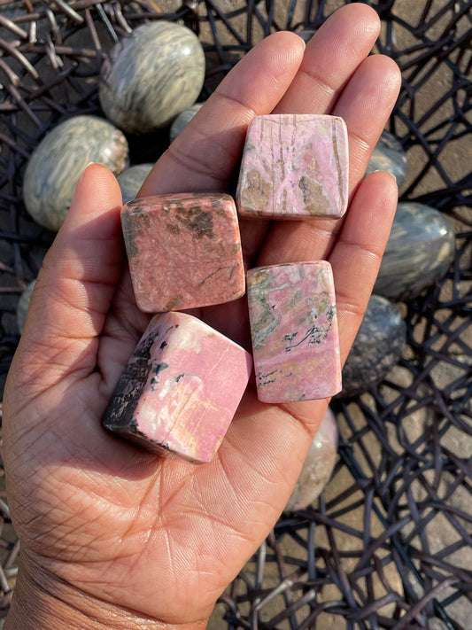 Rhodonite Rectangle Tumble