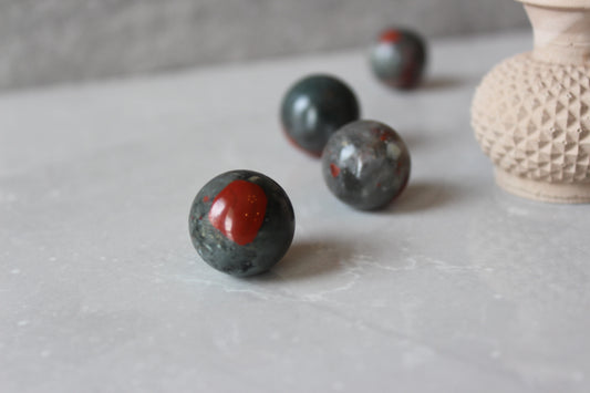 African Bloodstone Mini Sphere | Tons of Soul