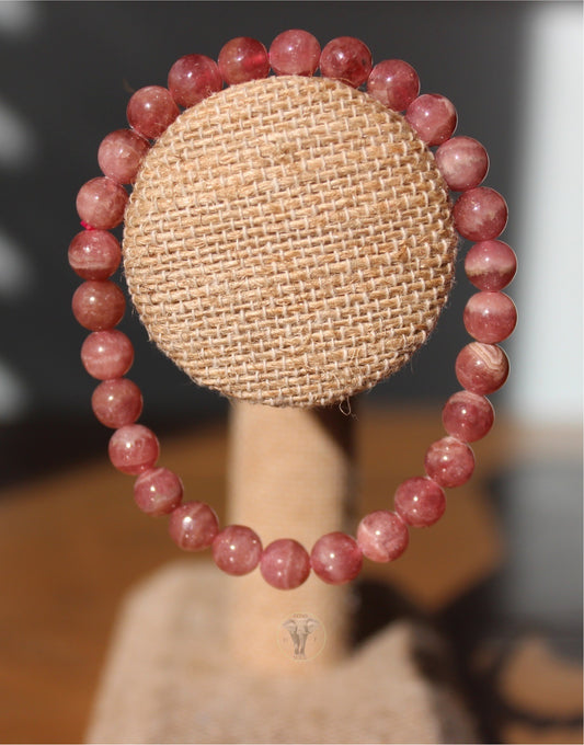 Rhodochrosite Bracelet 6mm