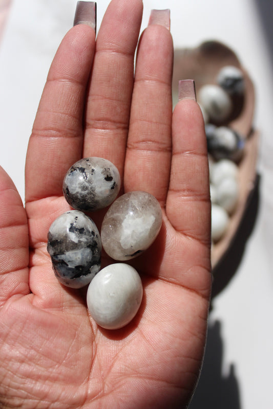 Rainbow Moonstone Tumbled Stone | Tons of Soul