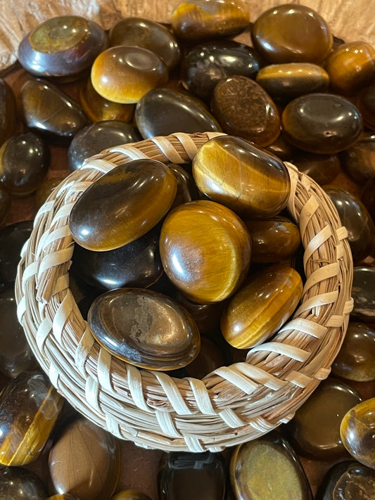 Tiger Eye Pocket Tumbled Stone