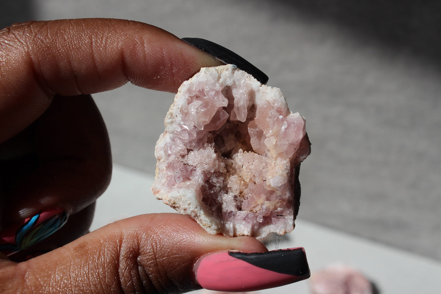 Pink Amethyst Geode - Argentina | Crystal Geode | Tons of Soul Crystals