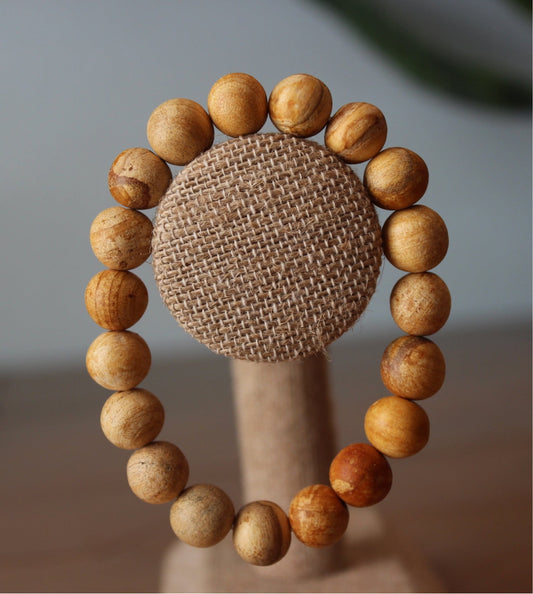 Peruvian Palo Santo Wood Bracelet 10mm