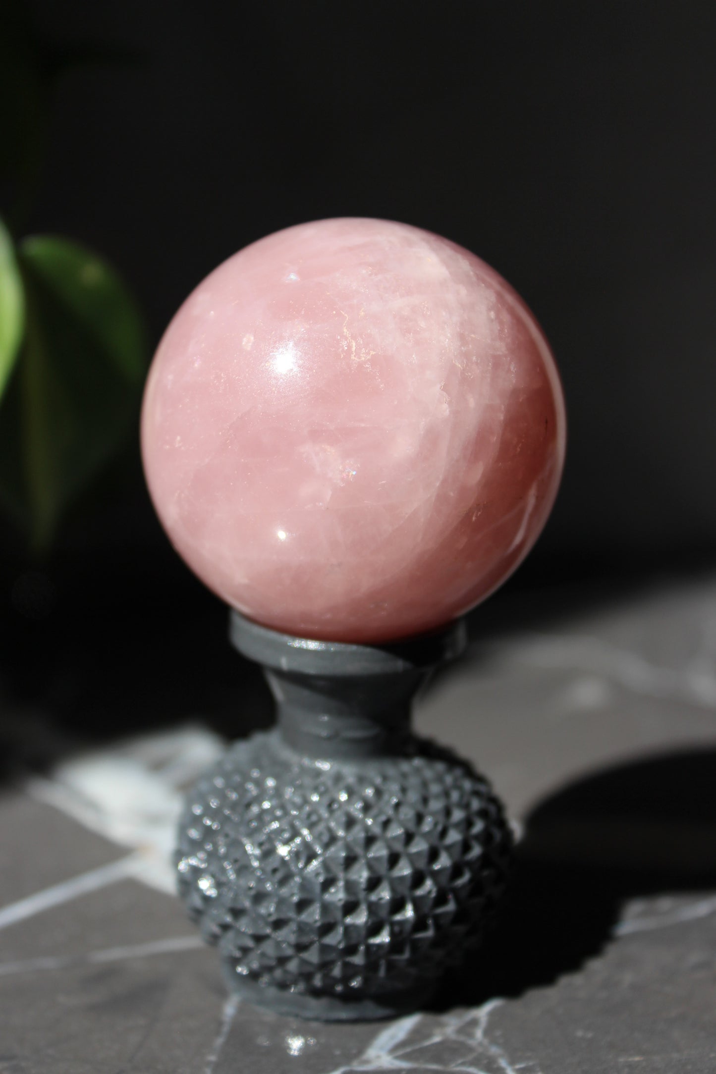 Rose Quartz Sphere | Rose Quartz Ball | Tons of Soul