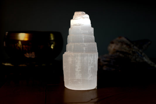 Satin Spar Iceberg Tower | Selenite Gypsum | Satin Spar Tower | Satin Spar Skyscraper