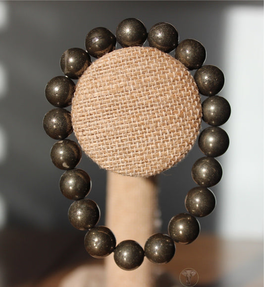 Pyrite Bracelet 10mm