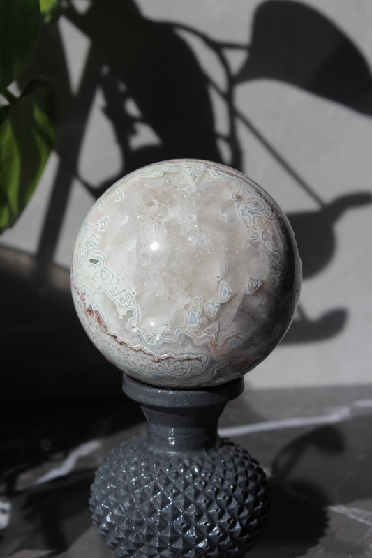 High Grade Crazy Lace Agate Sphere | Crystal Sphere | Tons of Soul