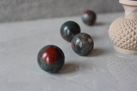 African Bloodstone Mini Sphere | Tons of Soul