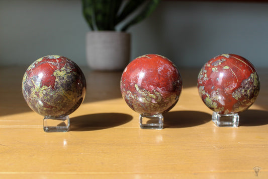 Dragon Blood Jasper Spheres | Tons of Soul | Healing Crystals