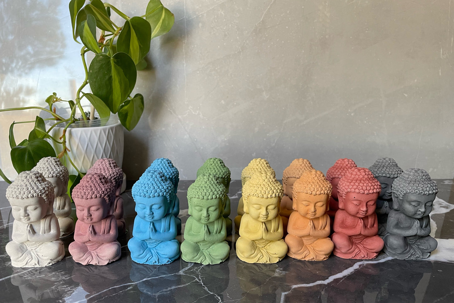 Custom Order - Colorful Buddhas