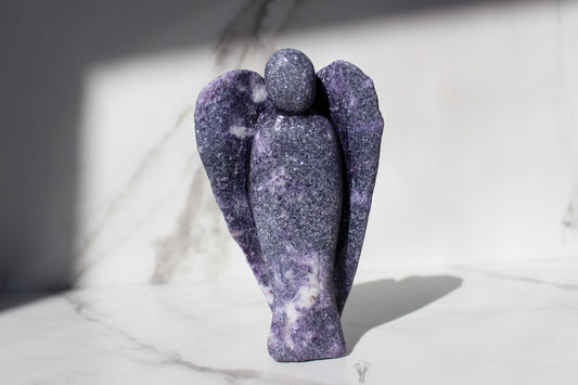 Large Lepidolite Angel | Tons of Soul Crystals