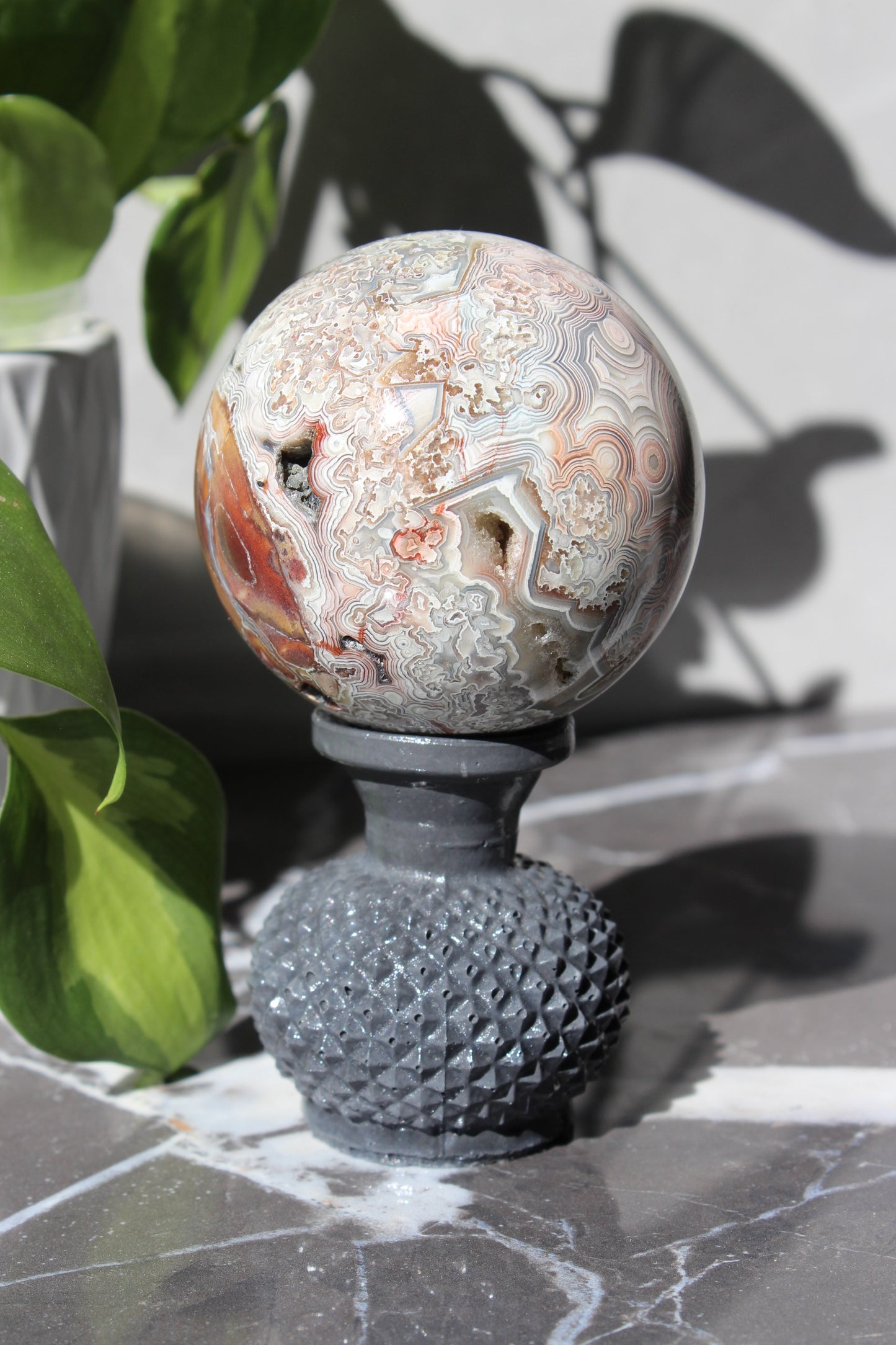 High Grade Crazy Lace Agate Sphere | Crystal Sphere | Tons of Soul
