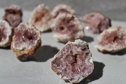 Pink Amethyst Geode - Argentina | Crystal Geode | Tons of Soul Crystals