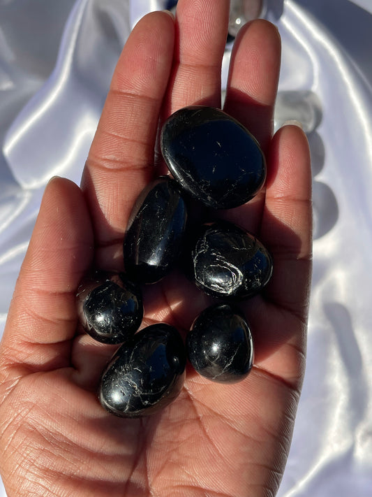 Black Tourmaline Tumbled Stone