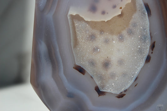 Thin Druzy Agate Tower | Druzy Agate Point | Tons of Soul