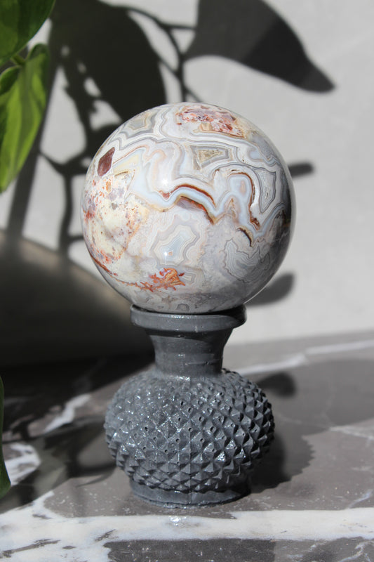 High Grade Crazy Lace Agate Sphere | Crystal Sphere | Tons of Soul