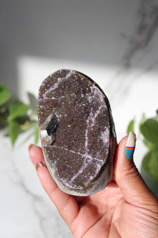 Multi-Colored Druzy Amethyst Cluster | Tons of Soul