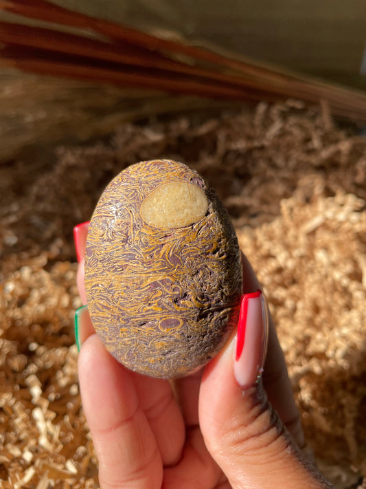 Calligraphy Stone Palmstone #10