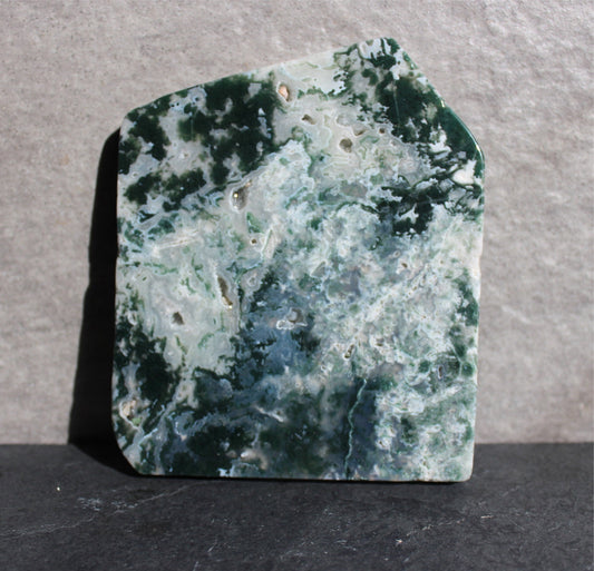Moss Agate Slab | Crystal Slab | Tons of Soul Crystals