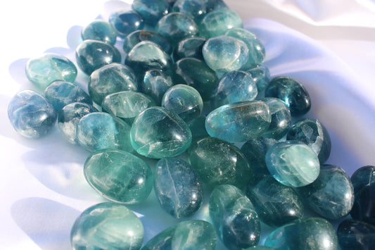 Blue Fluorite Tumble