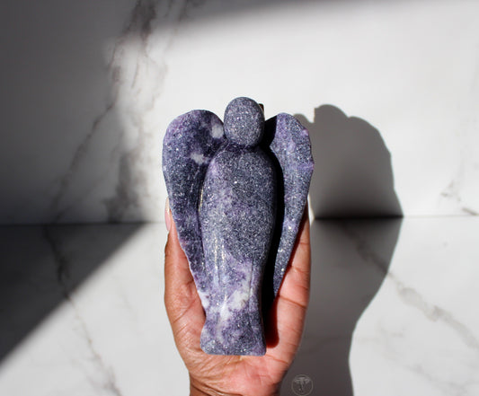 Large Lepidolite Angel | Tons of Soul Crystals