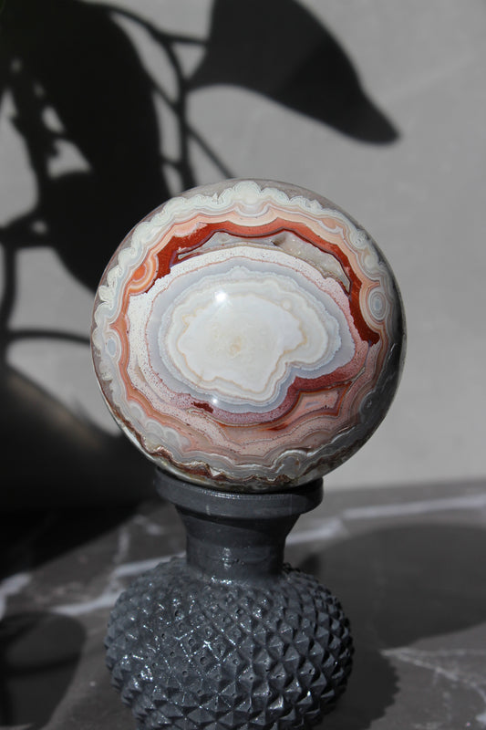 High Grade Crazy Lace Agate Sphere | Crystal Sphere | Tons of Soul
