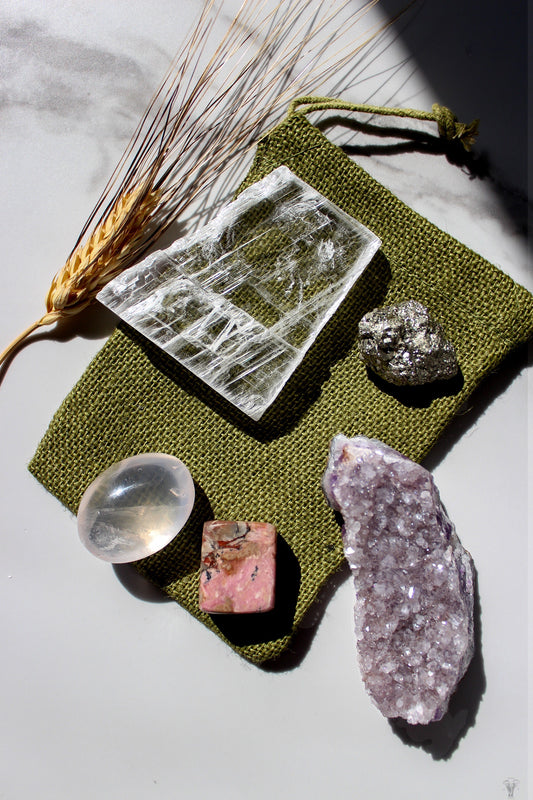 Heal Heartache and Heartbreaks Crystal Set | 6 piece Crystal Set |