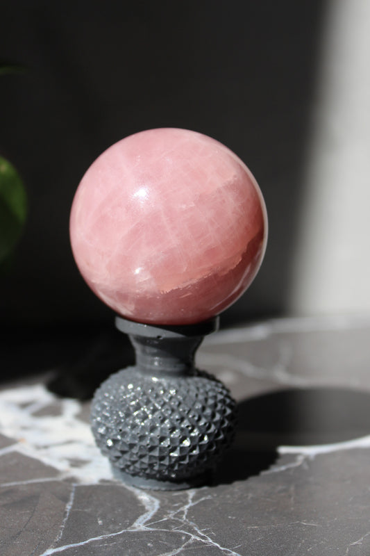Rose Quartz Sphere | Rose Quartz Ball | Tons of Soul