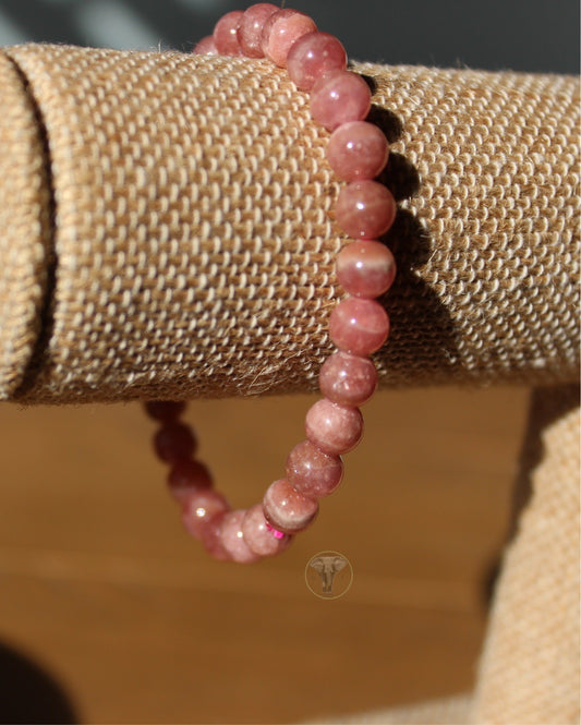 Rhodochrosite Bracelet 6mm