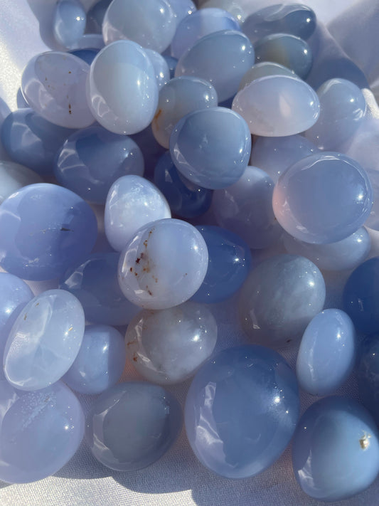 Blue Chalcedony Tumble