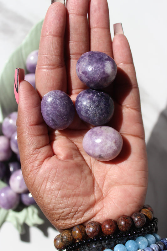 Lepidolite Tumbled Stone | Tons of Soul