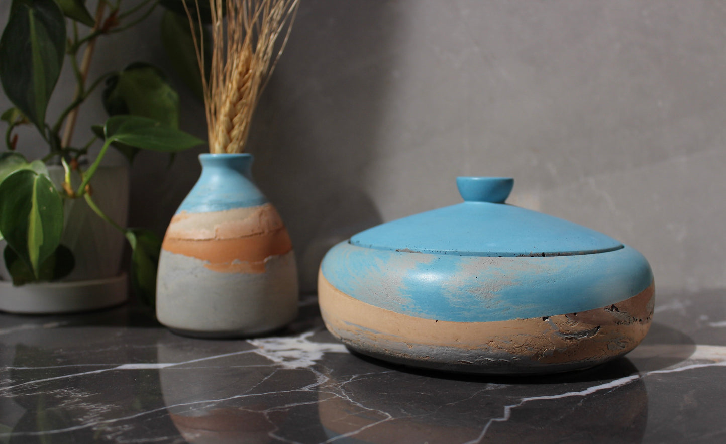 Desert Skies Collection - Trinket Dish Bowl with Lid | Tons of Soul