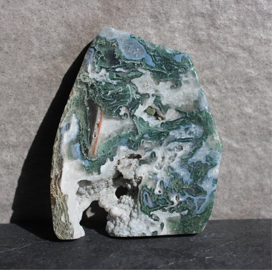 Moss Agate Slab | Crystal Slab | Tons of Soul Crystals