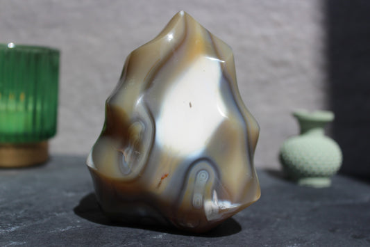 Banded Agate Flame | Brown Agate Flame | Tons of Soul